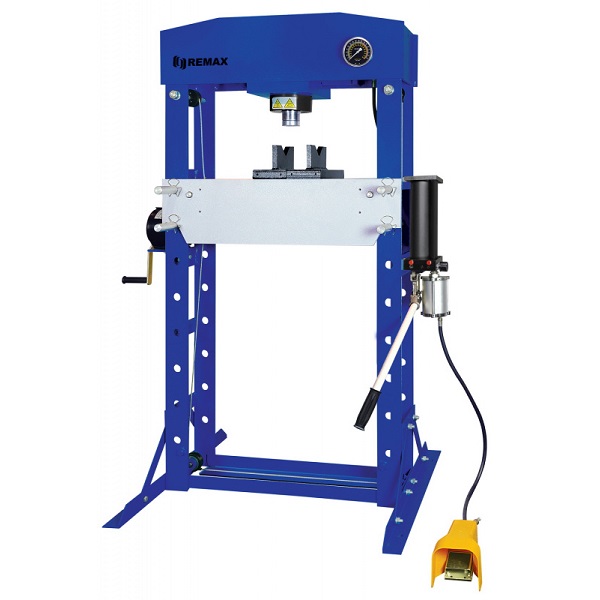 Пресс гидравлический 50т напольный, привод- ручной/пневматический Remax HJ0811CE (SD0811CE)