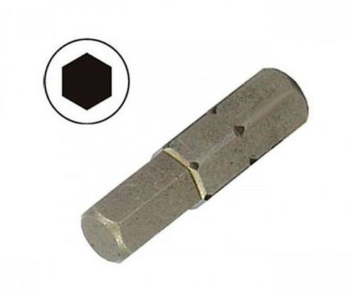 Бит шестигран. 7.0мм 5/16", L=30мм, S2, (упаковка 10 шт) AIST 1223607H