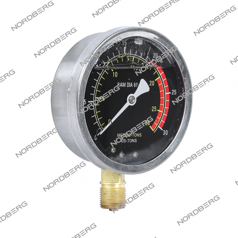 Манометр радиальный глицеринонаполненный для пресса N3620(2019), N3620L, N3620FL, N3620AL NORDBERG N