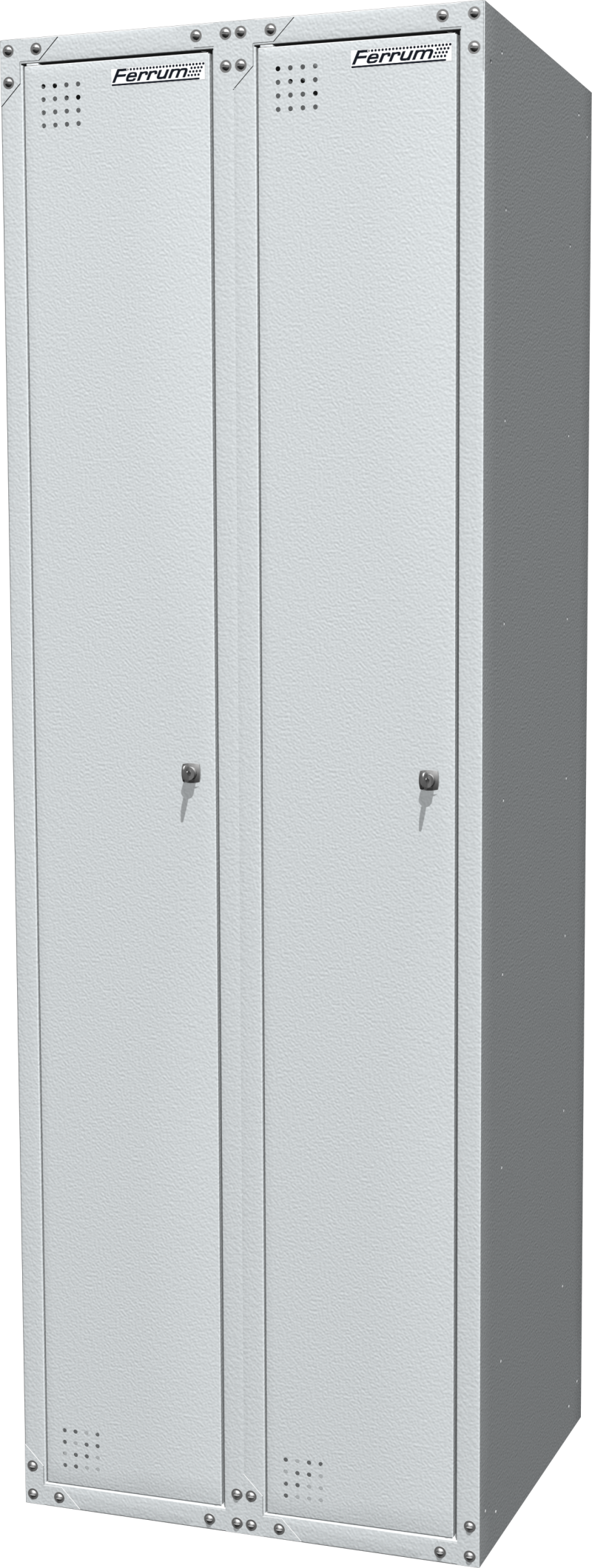 Шкаф раздевальный двухсекционный серии "Standart"  03.322-7035