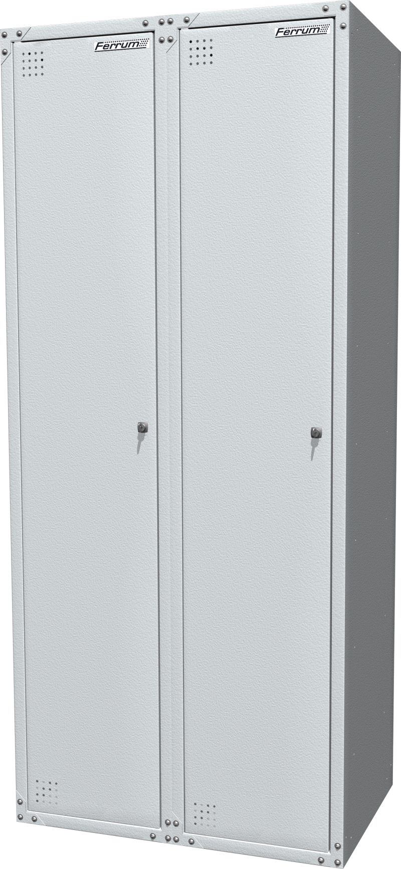 Шкаф раздевальный двухсекционный серии "Standart"  03.422-7035