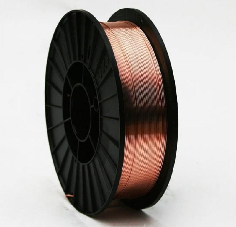 Проволока сварочная омедненная ER70S-6 d1.0 (15кг)