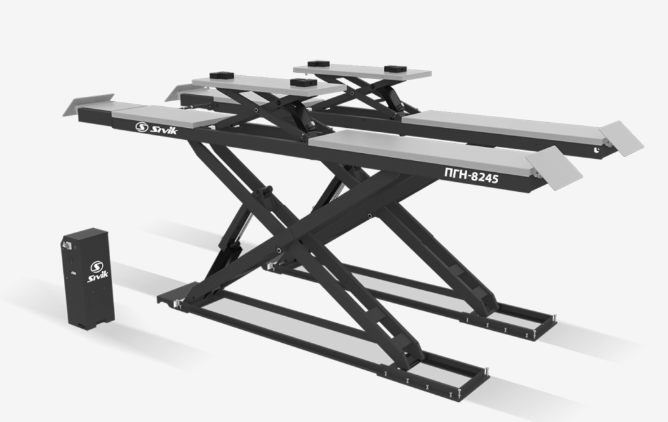 Подъемник ножничный электрогидравлический с люфт-детектором SIVIK ПГН-8245 