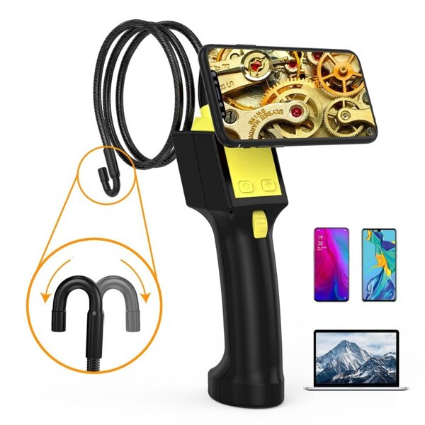 Видеоэндоскоп управляемый USB, 1Мп, 1280x720, 0.8м, 8.5мм, 360° iCartool IC-V8052W